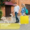 4ft Yellow Portable Folding Table Indoor&Outdoor Maximum Weight 135KG Foldable Table for Camping