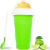 Summer Squeeze Homemade Juice Water Bottle Quick-Frozen Smoothie Sand Cup Pinch Fast Cooling Magic Ice Cream Slushy Maker