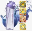 Fruit Fragrance Water Bottle, Scent Water Cup, Flavor Pods for Water Bottle 650ML