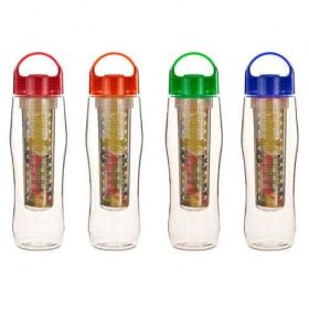 Fruitzola JAMMER Fruit Infuser Water Bottle In 5 Colors (Color: Black)