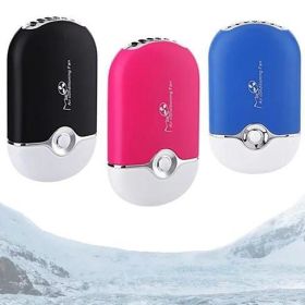 Porta Cooler Portable Air Conditioning USB Powered Personal Mini Fan (Color: Blue)