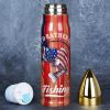 I'D Rather Be Fishing USA Flag Bullet Tumbler Fishing Gifts for Men Dad Him