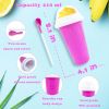 Summer Squeeze Homemade Juice Water Bottle Quick-Frozen Smoothie Sand Cup Pinch Fast Cooling Magic Ice Cream Slushy Maker