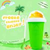 Summer Squeeze Homemade Juice Water Bottle Quick-Frozen Smoothie Sand Cup Pinch Fast Cooling Magic Ice Cream Slushy Maker