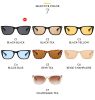 Square Sunglasses Women Sunglass Vintage Sun Glass Men Rivets Decoration Luxury Design Eyewear UV400 Gradient Shades