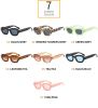 Polygonal Sunglasses Fashion Sun Glasses Retro Small Frame Women Sunglass Female Luxry Brand UV400 Shades Ocean Lens Eyewear