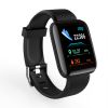 116plus Smart Bracelet Sports Bracelet D13 Color Screen Bracelet Sports Pedometer Bluetooth Reminder Heart Rate and Blood Pressure