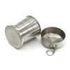 Stainless Steel Folding Cup Portable Outdoor Travel Camping Telescopic Cup Ourdoor Foldable Drinkware 75ml/150ml/250ml